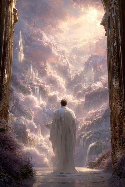Heavenly Landscape — Fine Art Print. poster