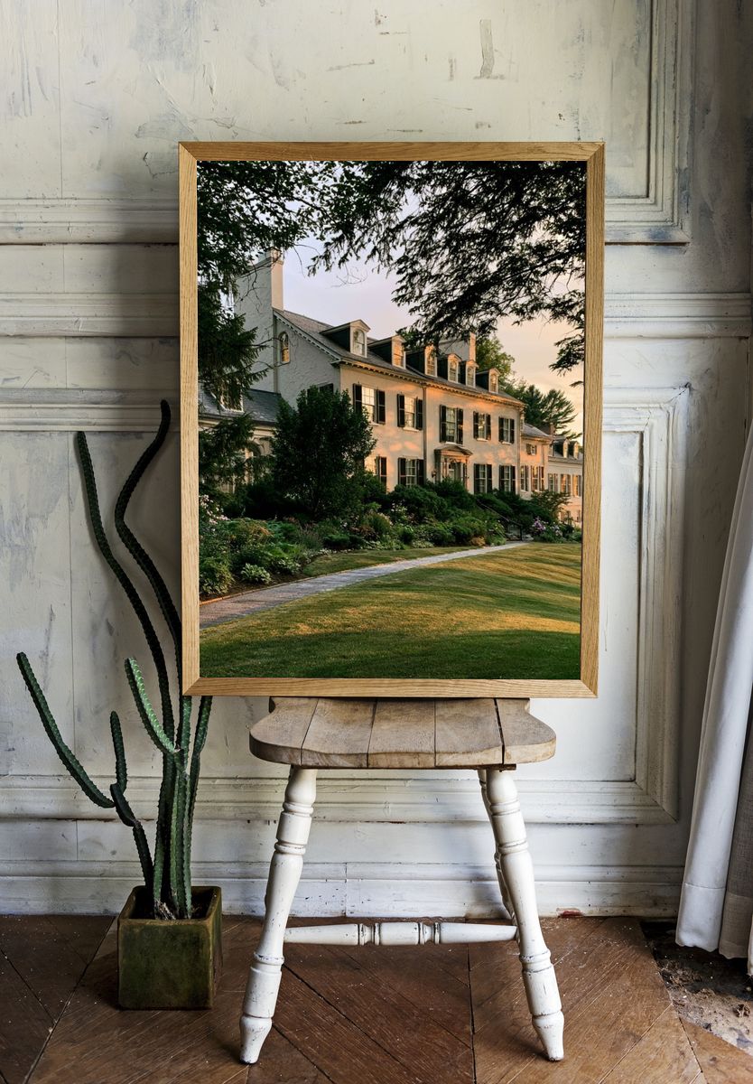 Historic Manor House Photography Poster. — room view 1