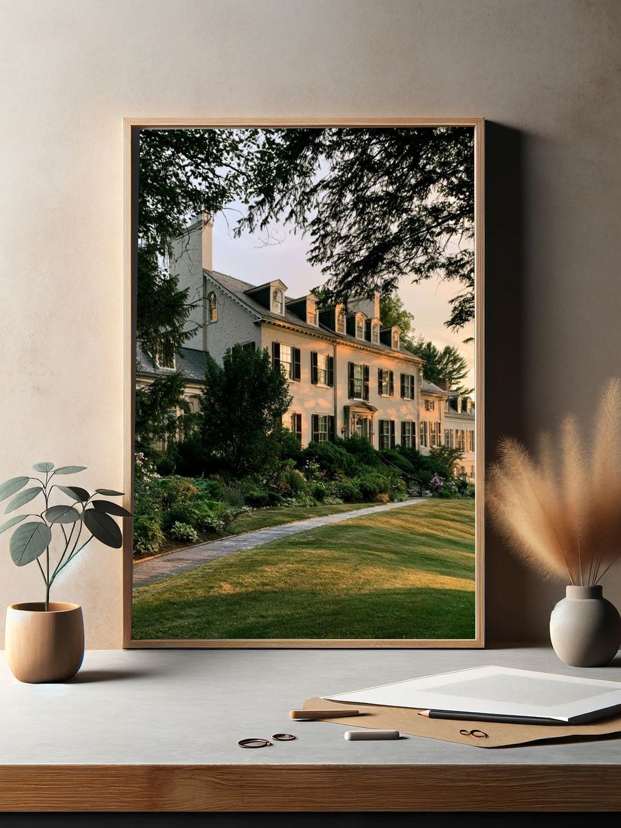 Historic Manor House Photography Poster. — room view 2