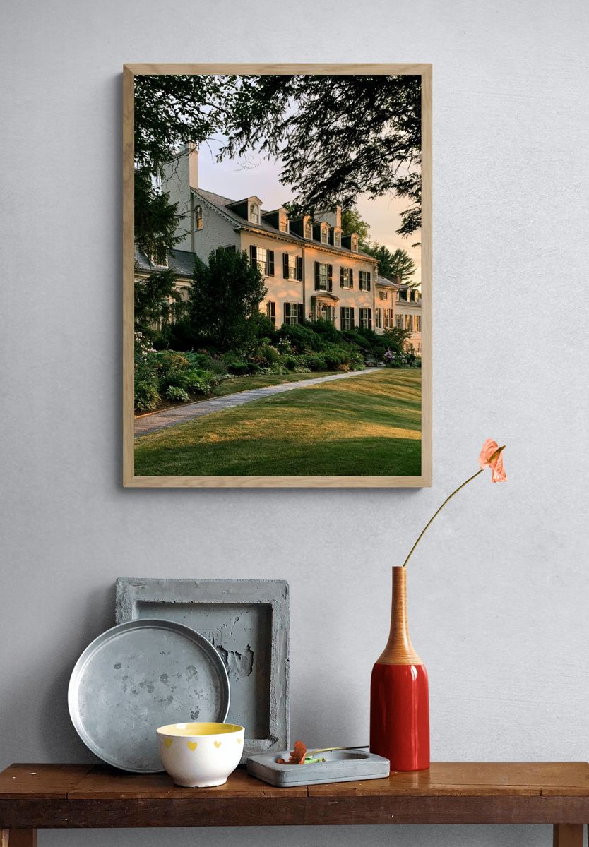 Historic Manor House Photography Poster. — room view 3