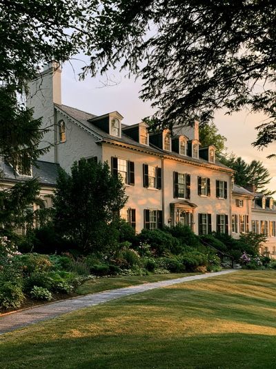 Historic Manor House Photography Poster.