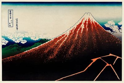 Sanka Hakuu Katsushika Hokusai (1760-1849).