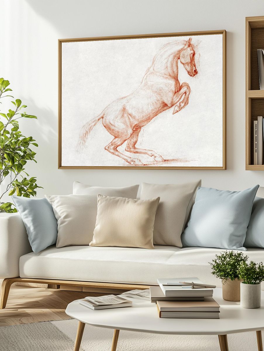 A Prancing Horse, Facing Right (ca. 1790). — room view 2