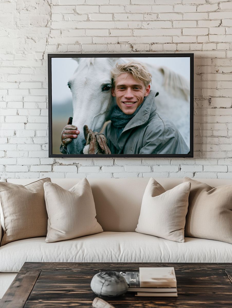 Horse Portrait Photography Poster. — room view 1