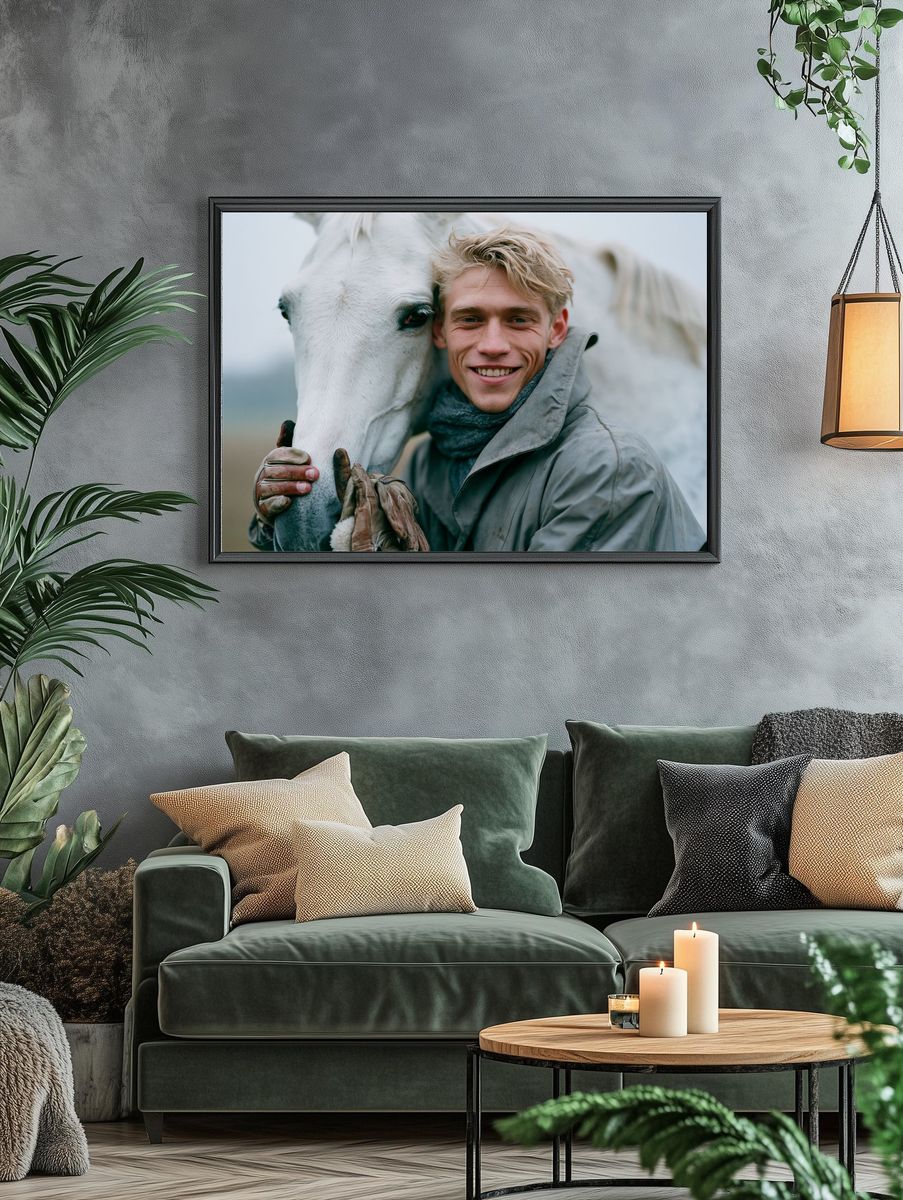 Horse Portrait Photography Poster. — room view 4