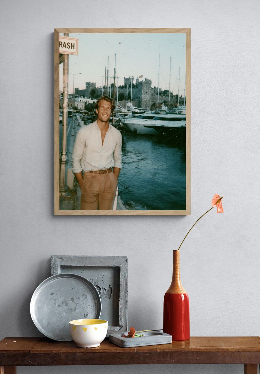 Harbor Portrait Photography Poster. — room view 3
