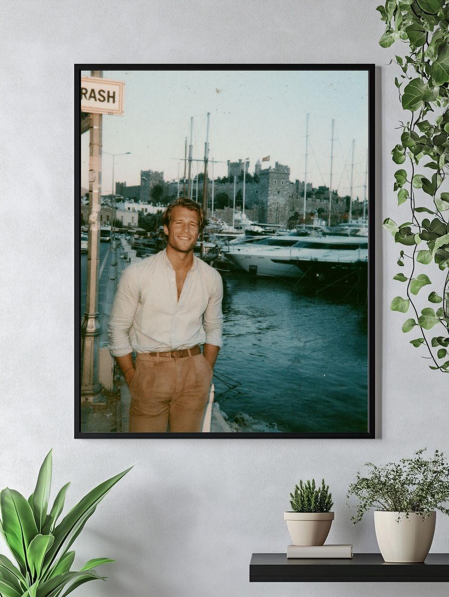 Harbor Portrait Photography Poster. — room view 4