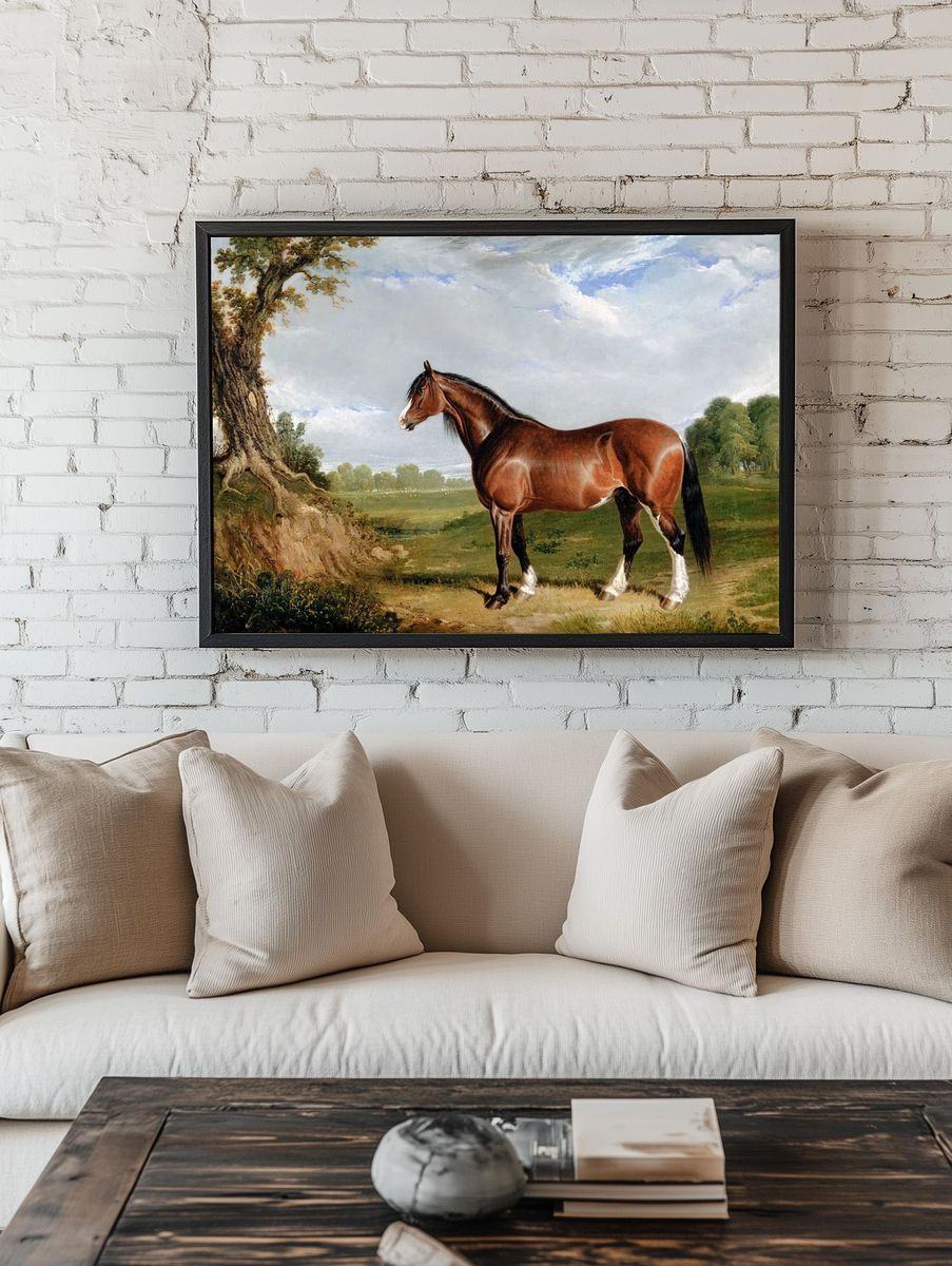 Majestic Horse in Nature — Fine Art Print. — room view 1