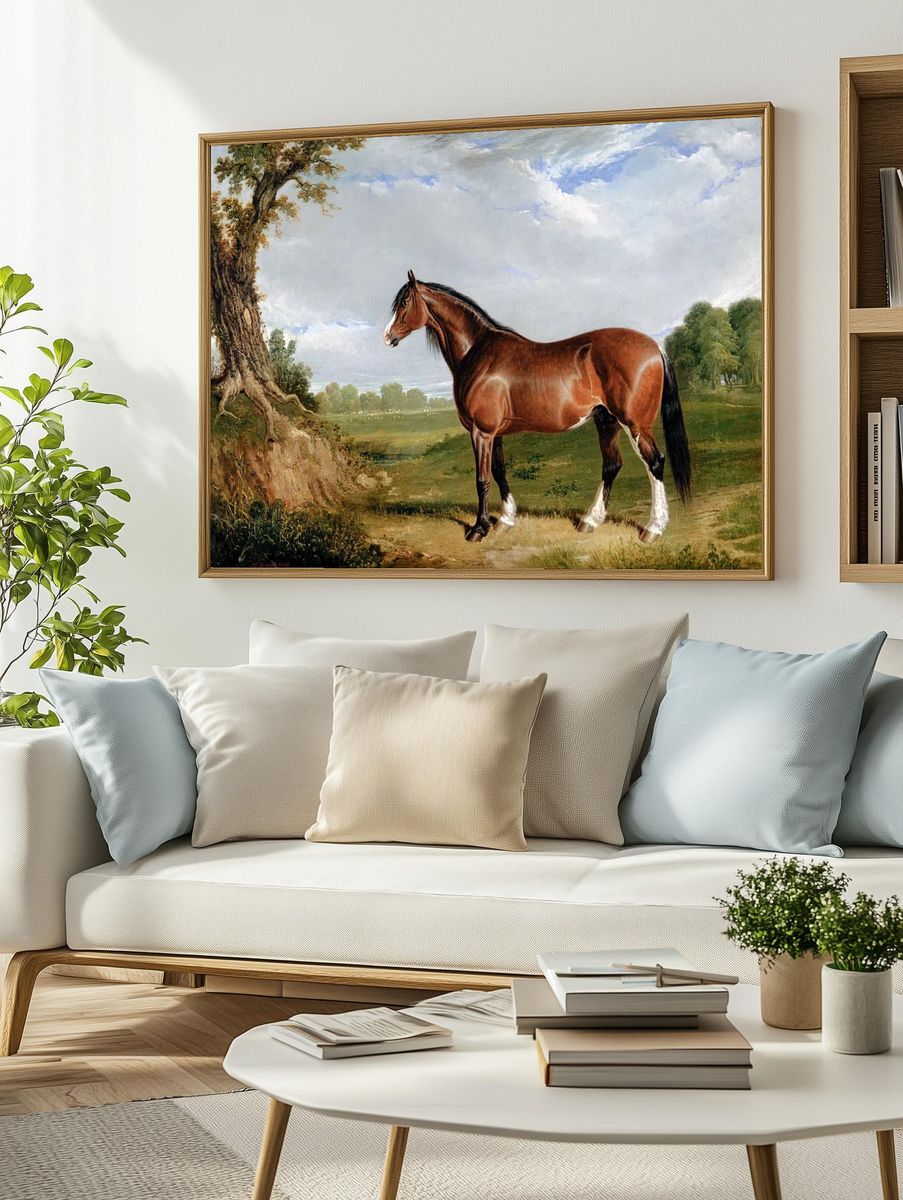Majestic Horse in Nature — Fine Art Print. — room view 2