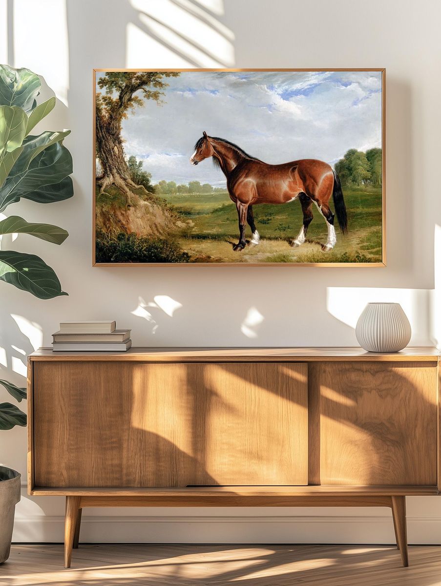 Majestic Horse in Nature — Fine Art Print. — room view 3