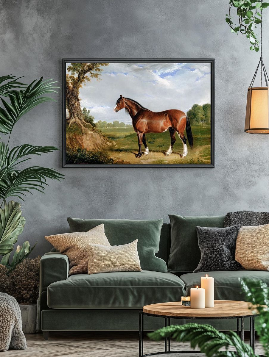 Majestic Horse in Nature — Fine Art Print. — room view 4