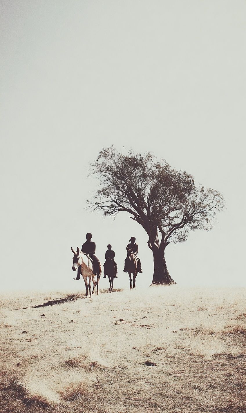 Horse Riders in the Plains Poster. poster — photography art