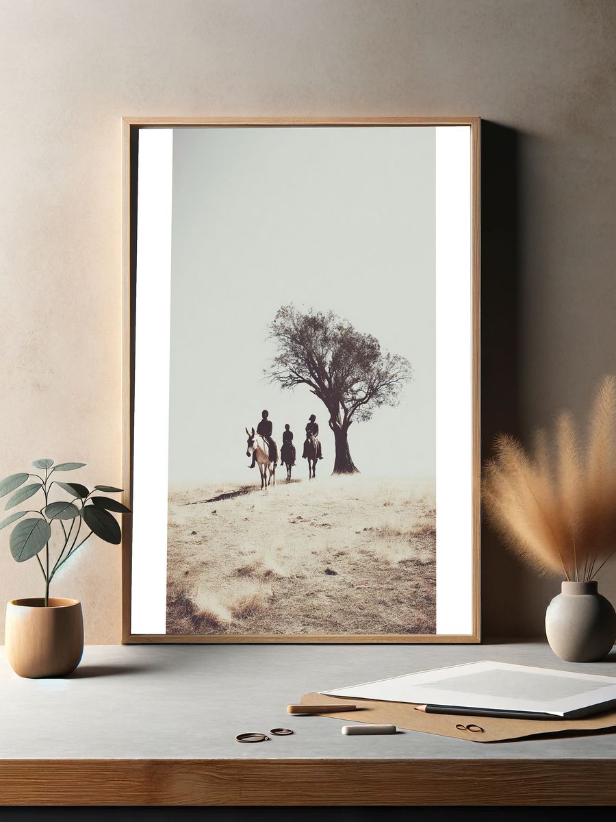 Horse Riders in the Plains Poster. — room view 2