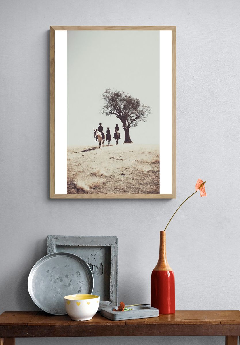 Horse Riders in the Plains Poster. — room view 3