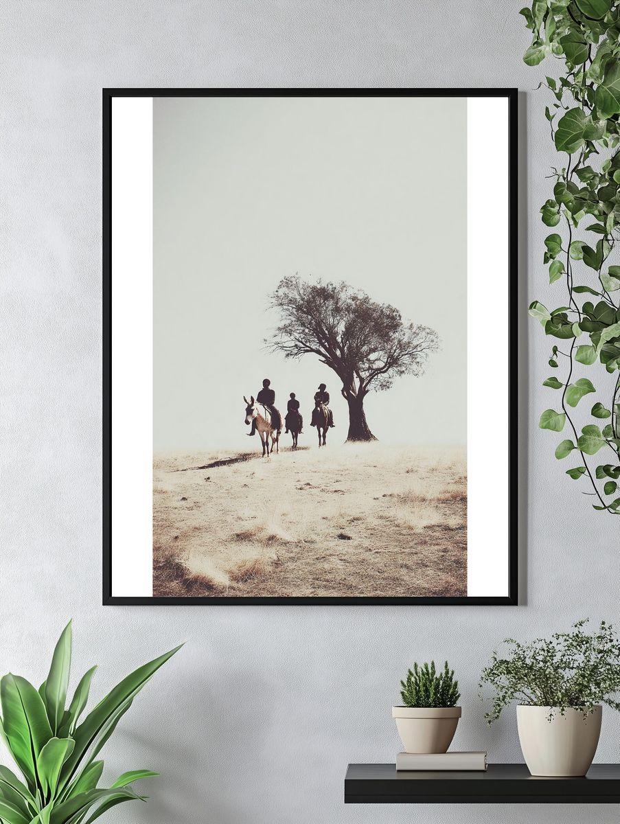Horse Riders in the Plains Poster. — room view 4