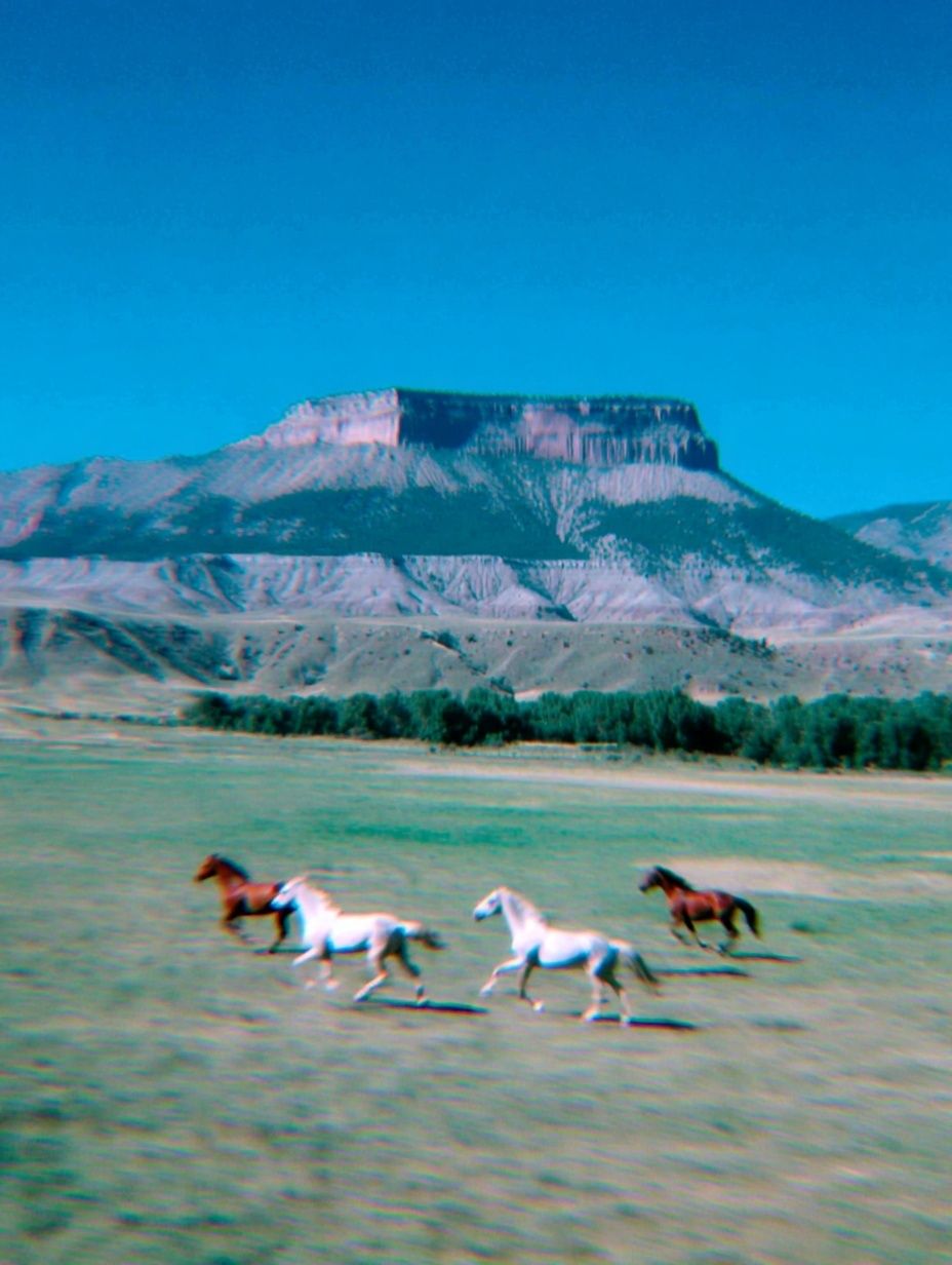 Galloping Horses in Nature Poster. poster detail