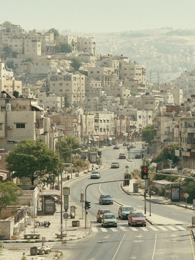 Hillside City Street Photography Poster. poster print