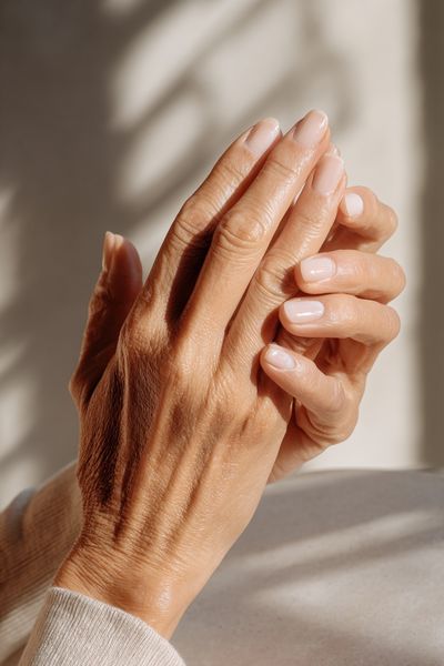Hands in Soft Light Photography Poster. poster print