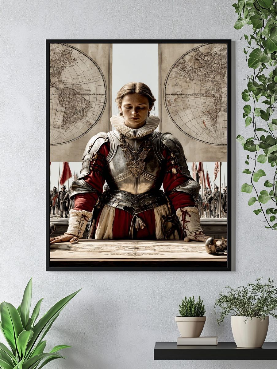 Historical Warrior — Fine Art Print. — room view 4