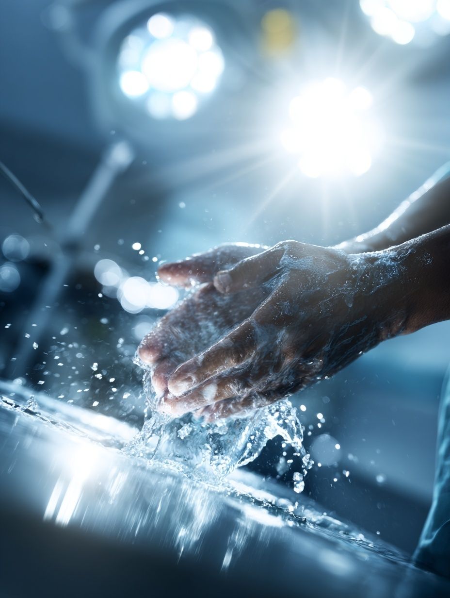 Handwashing Splash Photography Poster. poster — photography art