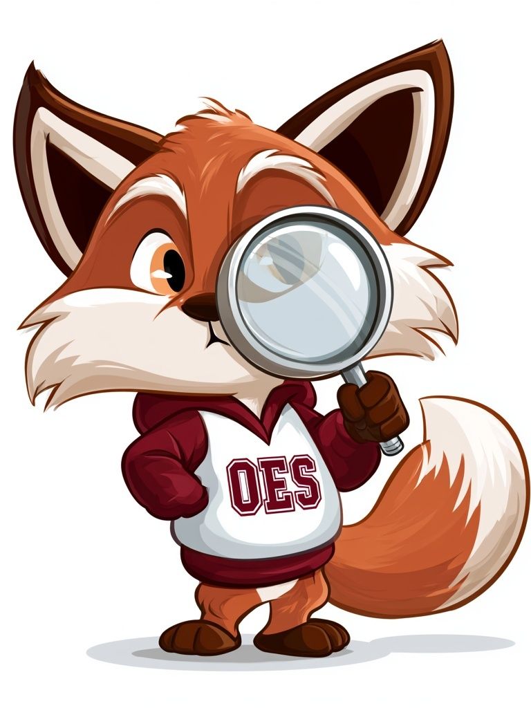 Detective Fox Cartoon Poster. poster — illustration art