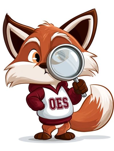 Detective Fox Cartoon Poster.