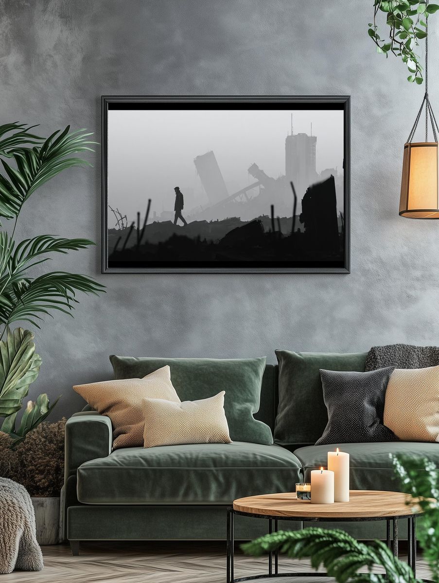 Forest Boy Watercolor Poster. — room view 4
