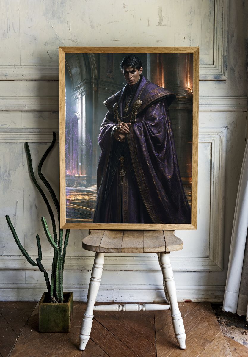 Mystic Sorcerer Fantasy Poster. — room view 1