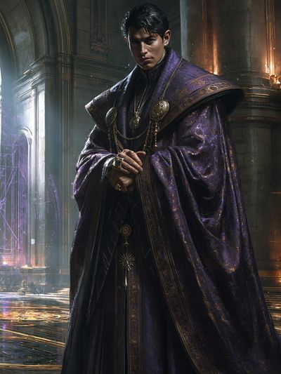 Mystic Sorcerer Fantasy Poster.
