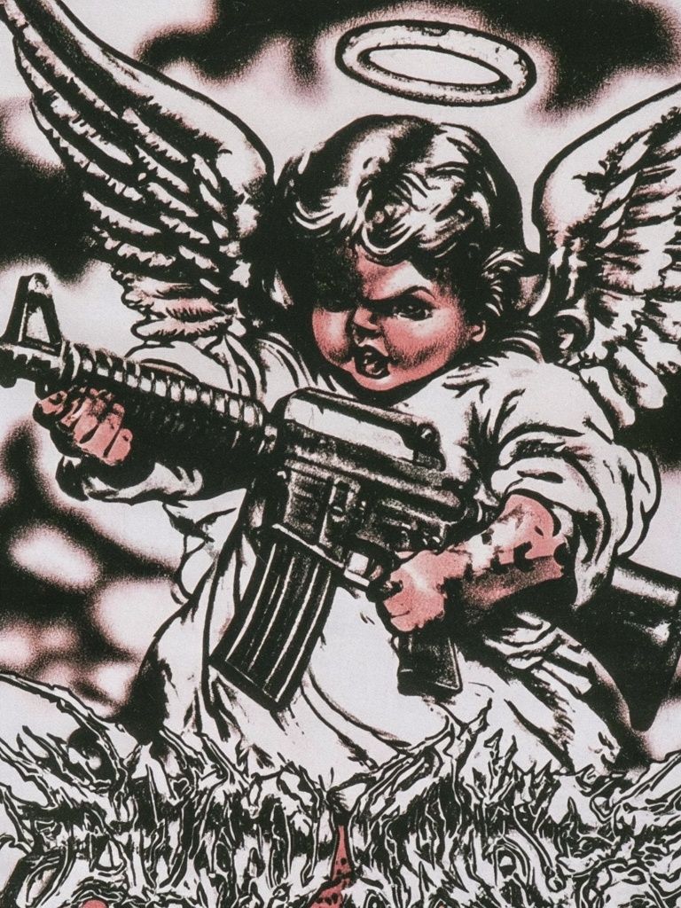 Armed Angel Illustration Poster. poster detail