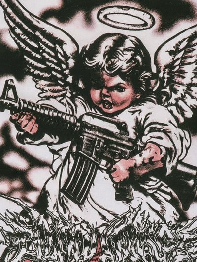 Armed Angel Illustration Poster. poster