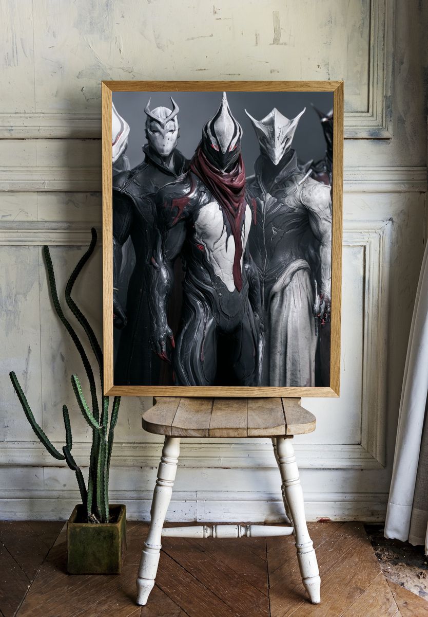 Armored Sci-Fi Warriors Poster. — room view 1