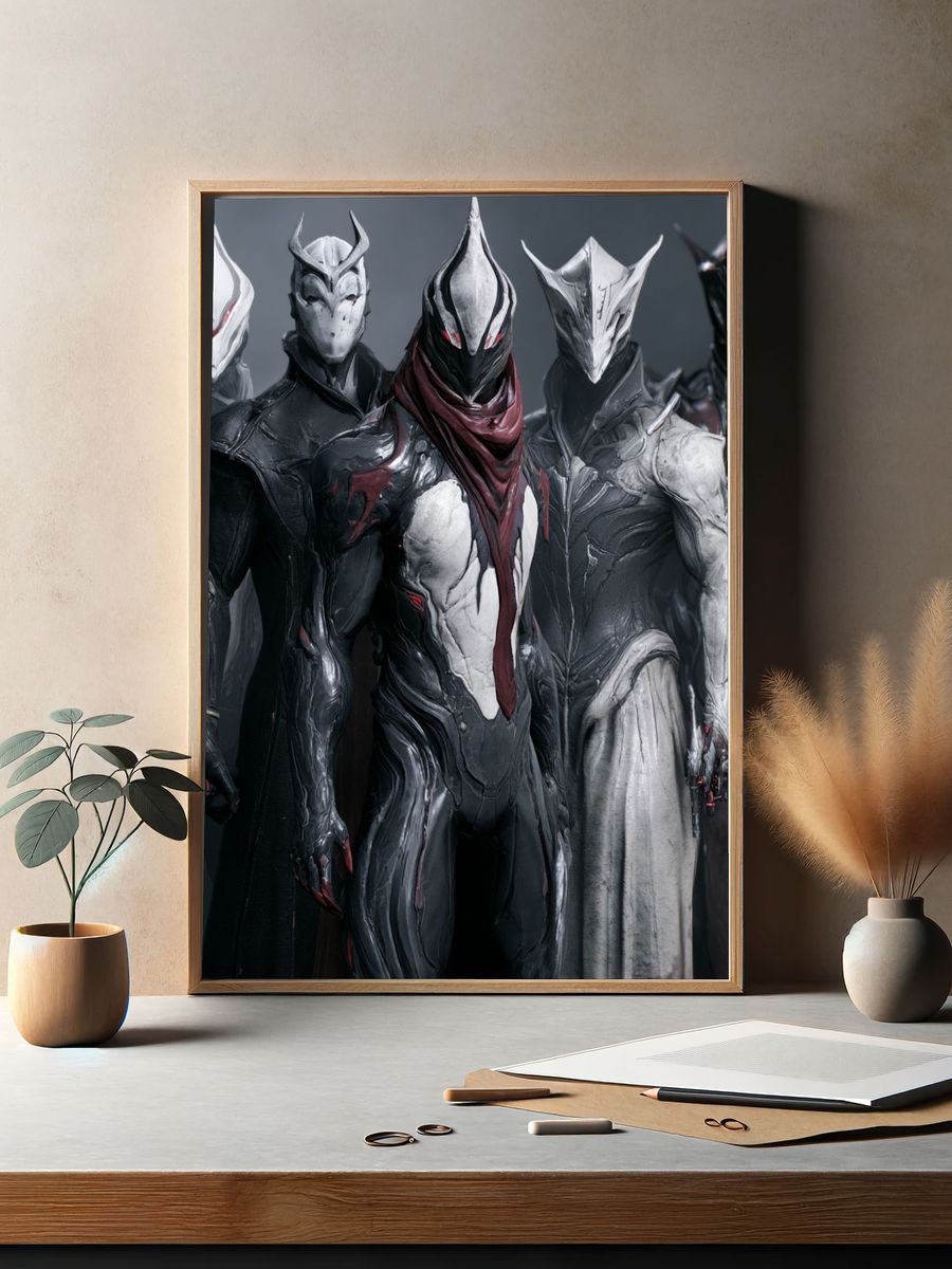 Armored Sci-Fi Warriors Poster. — room view 2