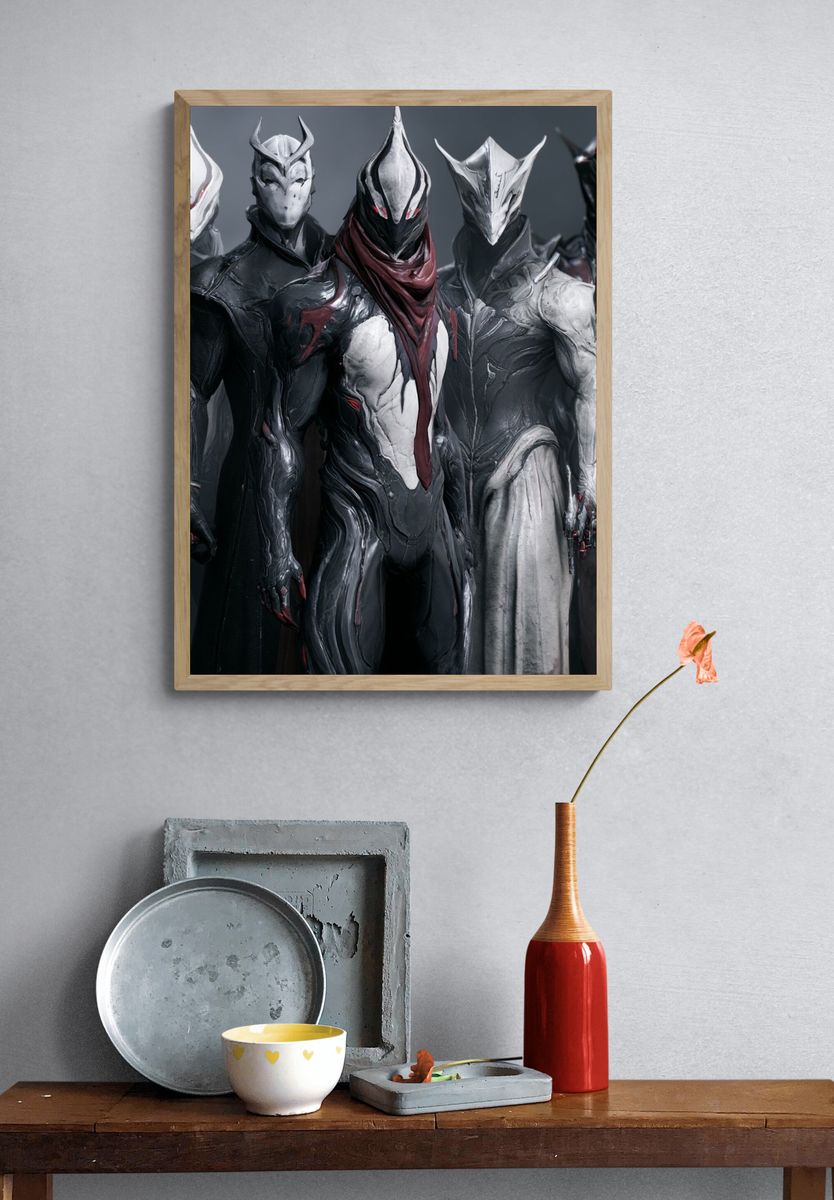 Armored Sci-Fi Warriors Poster. — room view 3