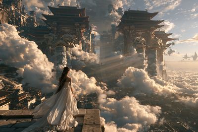 Cloud Temple Dreamscape Print.