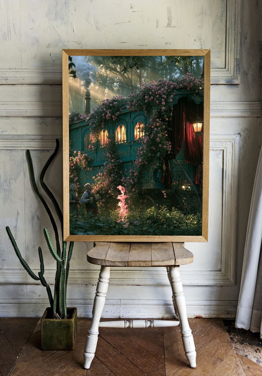 Enchanted Forest Caravan Poster. — room view 1
