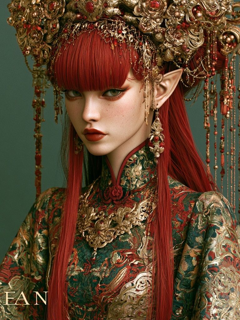 Qeean Fantasy Portrait Poster. poster detail