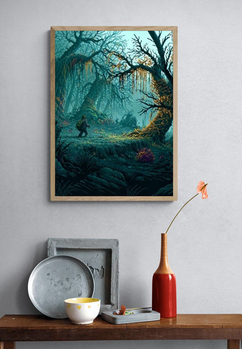 Enchanted Forest Explorer Print. — room view 3