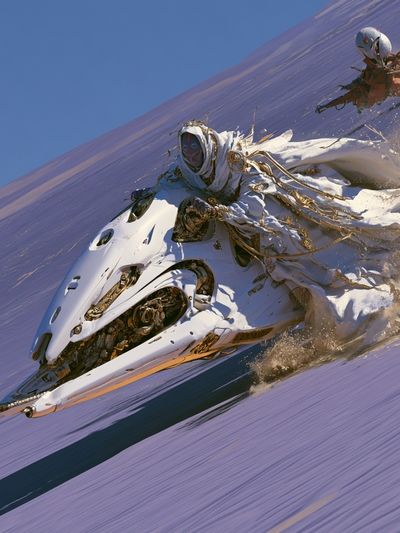 Desert Rider Digital Art Poster.
