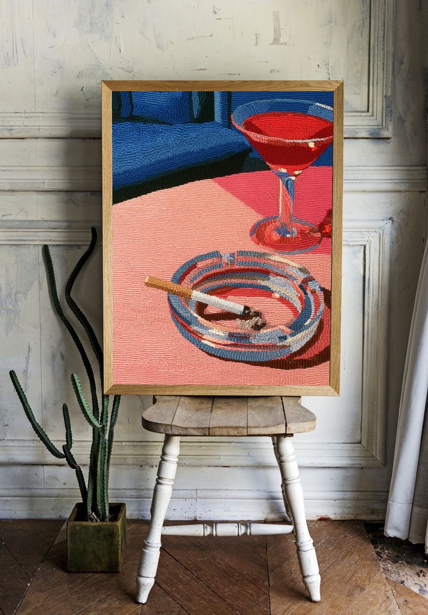Cocktail Still Life Illustration Poster. room preview