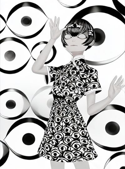 Surreal Eye Pattern Fashion Poster.