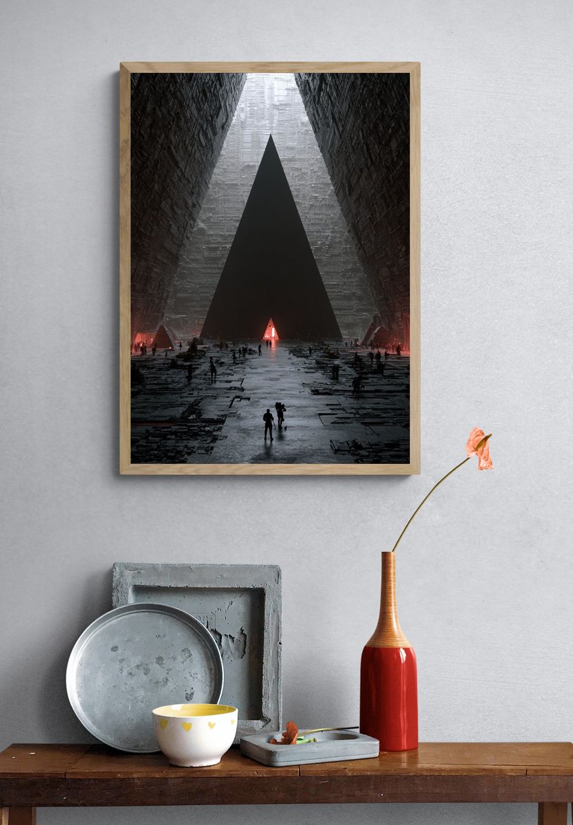 Monolithic Sci-Fi Chamber Poster. — room view 3