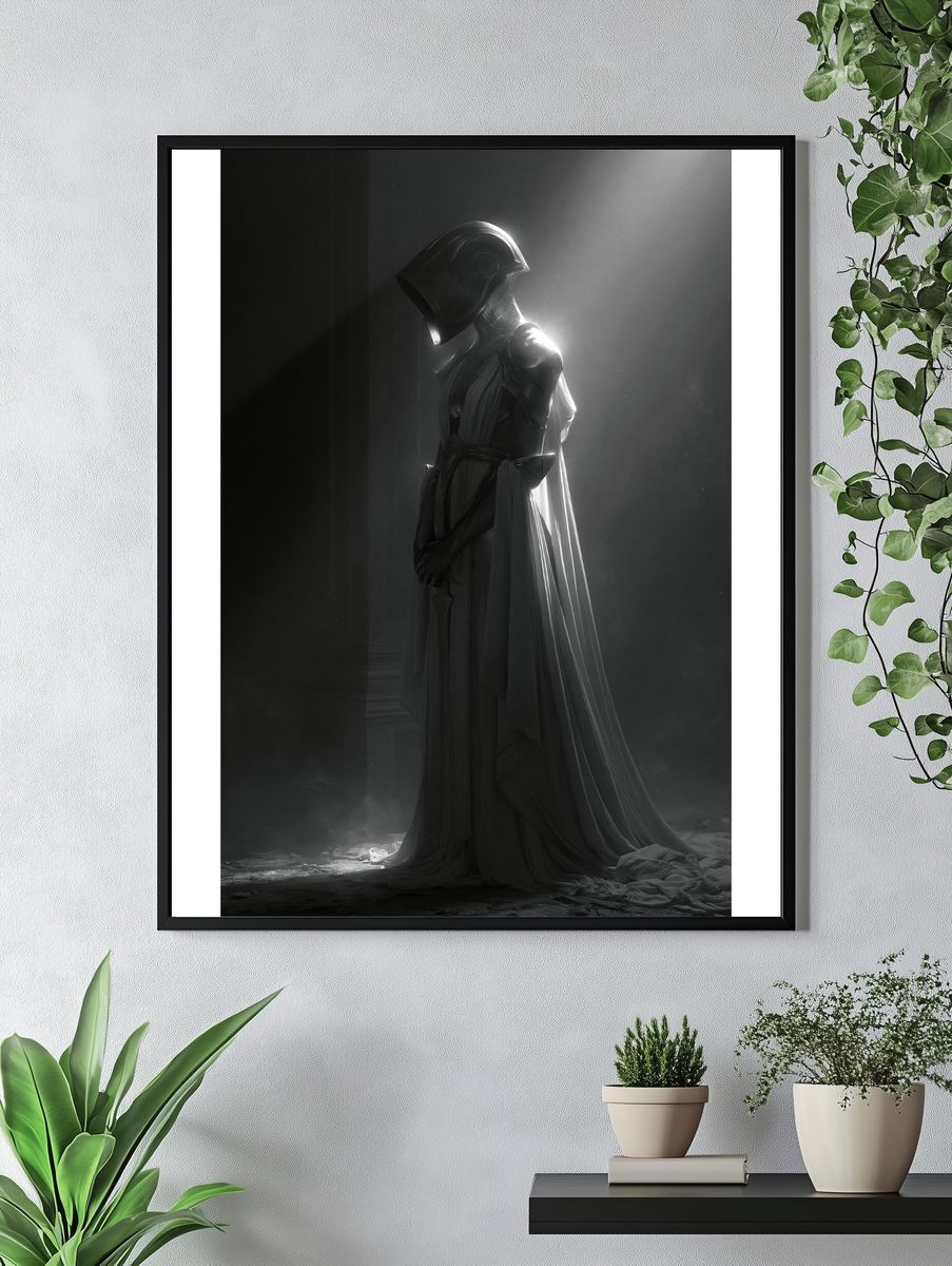 Armored Sentinel — Dark Print. — room view 4