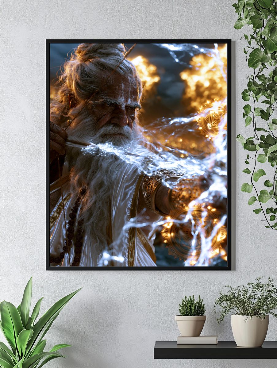 Mystic Sage Portrait Poster. — room view 4