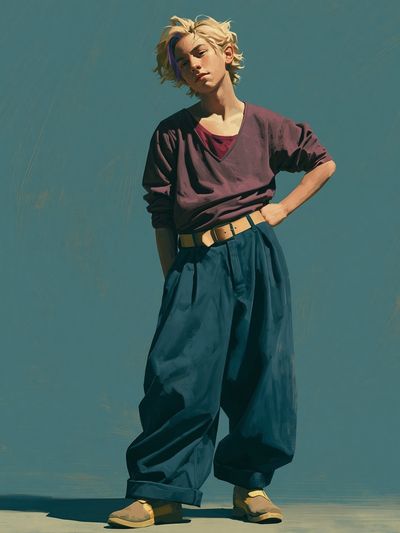 Stylish Portrait Illustration Poster.