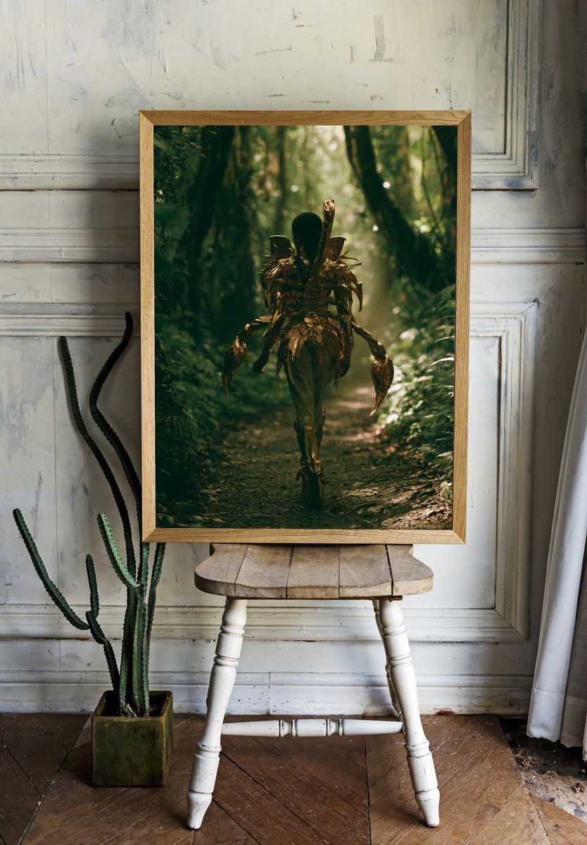 Forest Creature Fantasy Poster. room preview