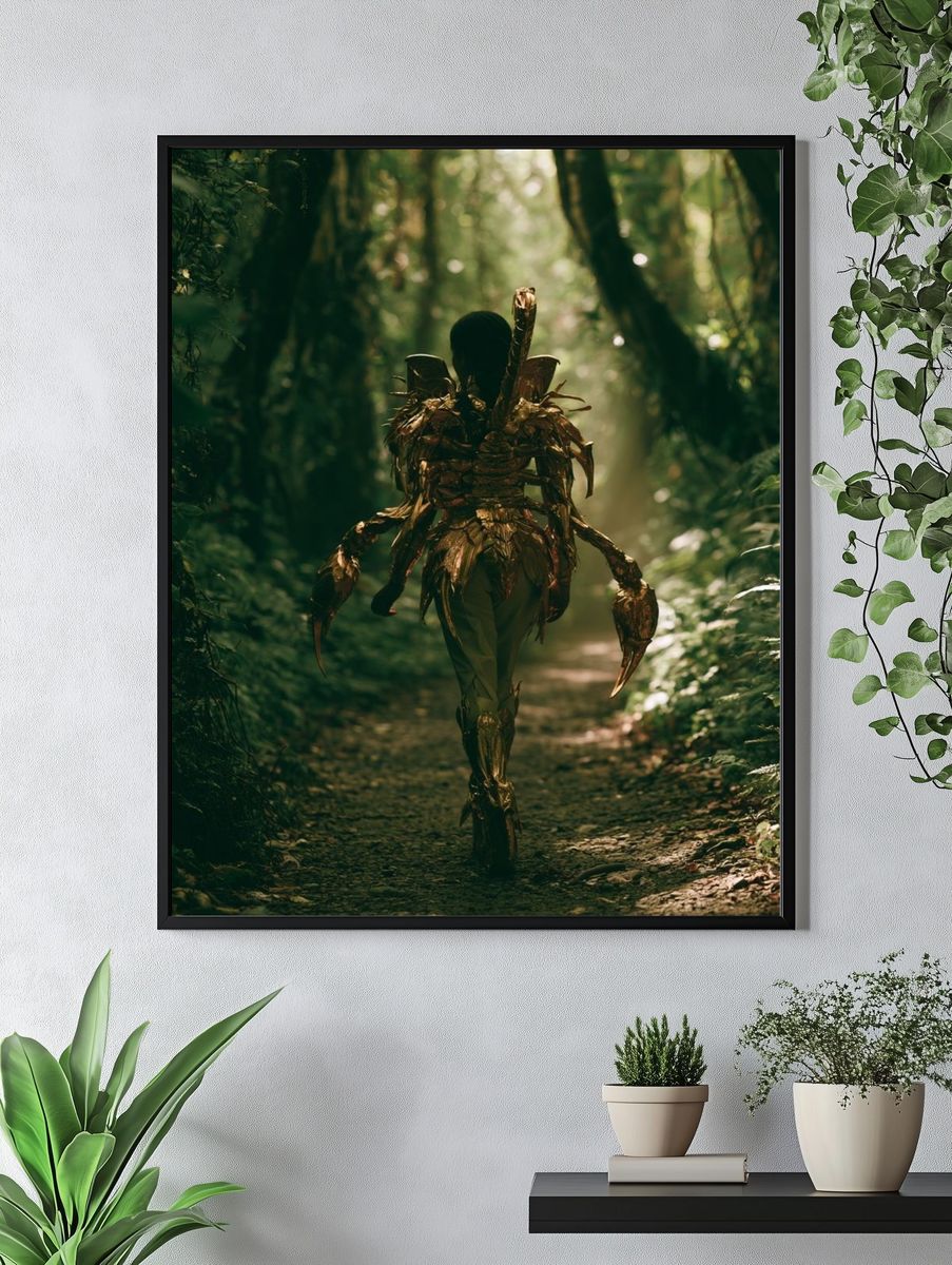 Forest Creature Fantasy Poster. — room view 4