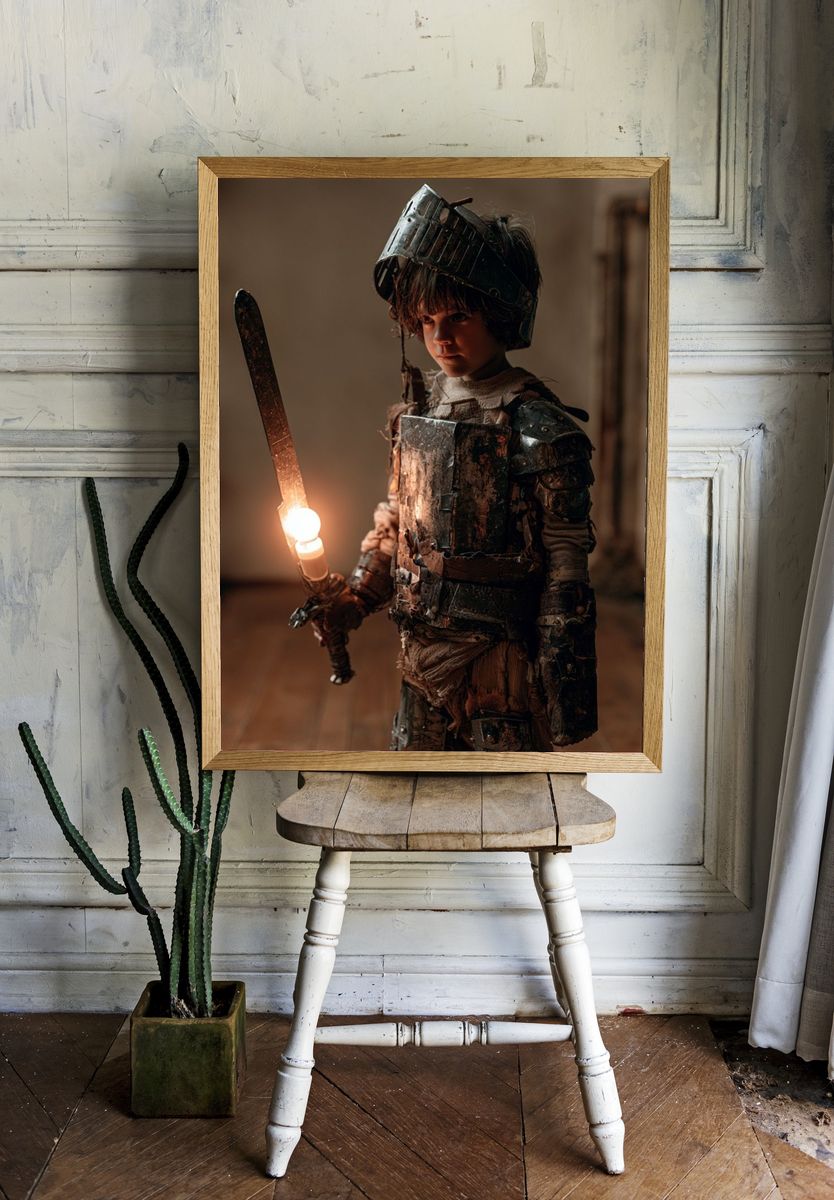 Armored Child Fantasy Poster. room preview