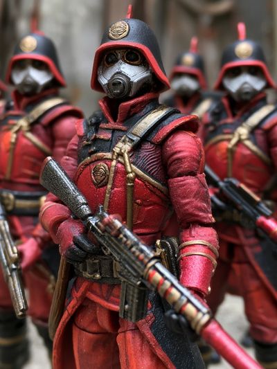Armored Sci-Fi Soldiers Poster. poster