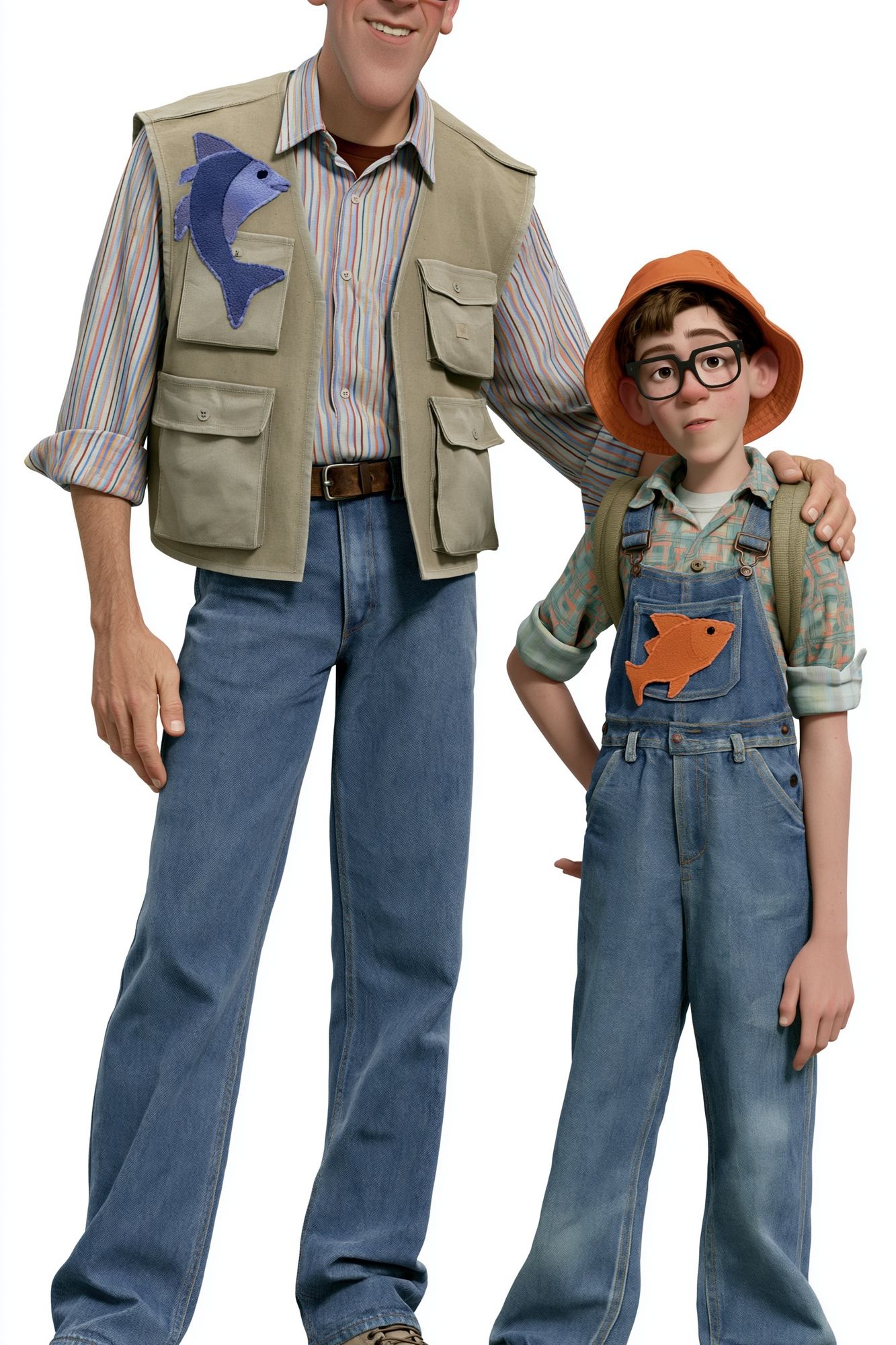 Father and Son Fishing Adventure Print. poster detail